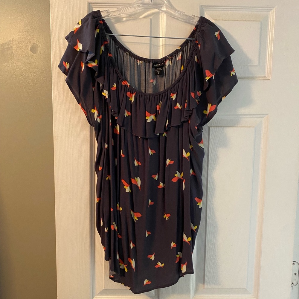 Off shoulder torrid top